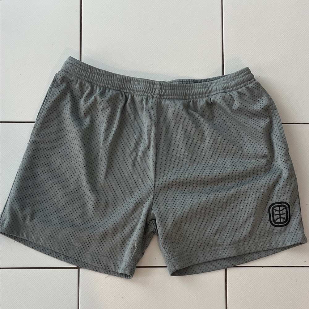Overtime Gray Mesh Men's Shorts